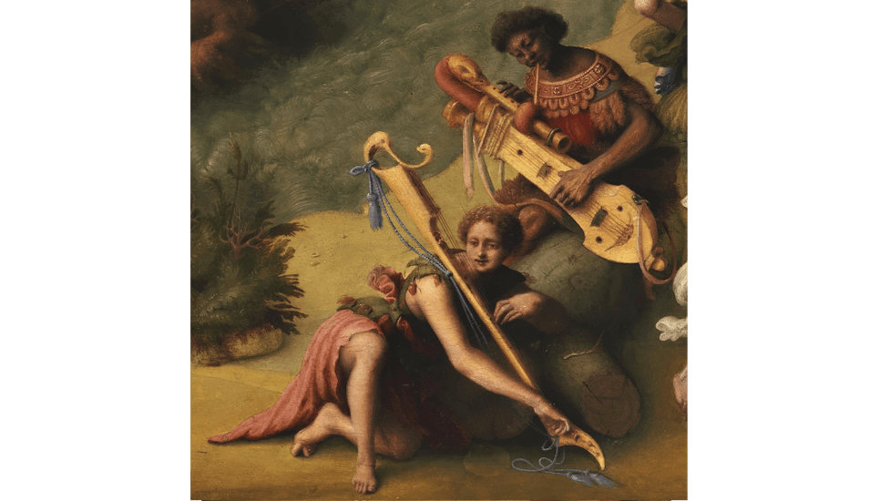 Celebration with gorgeous Renaissance musical instruments