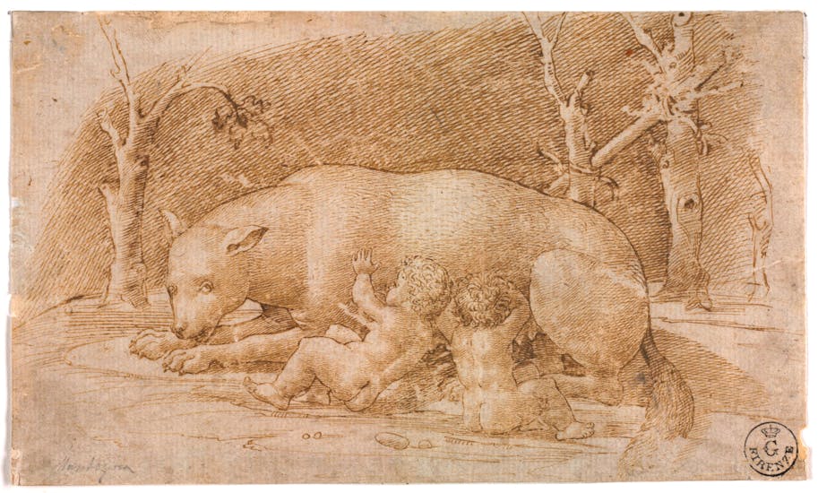 Romulus and Remus Suckled by the Wolf