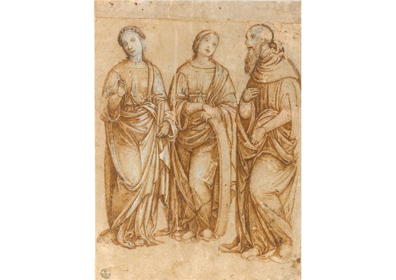 St. Catherine of Alexandria, St. Cecilia and St. Jerome