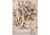 Male Nudes Around a Man, Also Naked, Sitting on the Throne