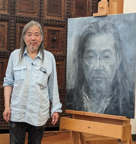 Yan Pei Ming donates his self-portrait to the Uffizi