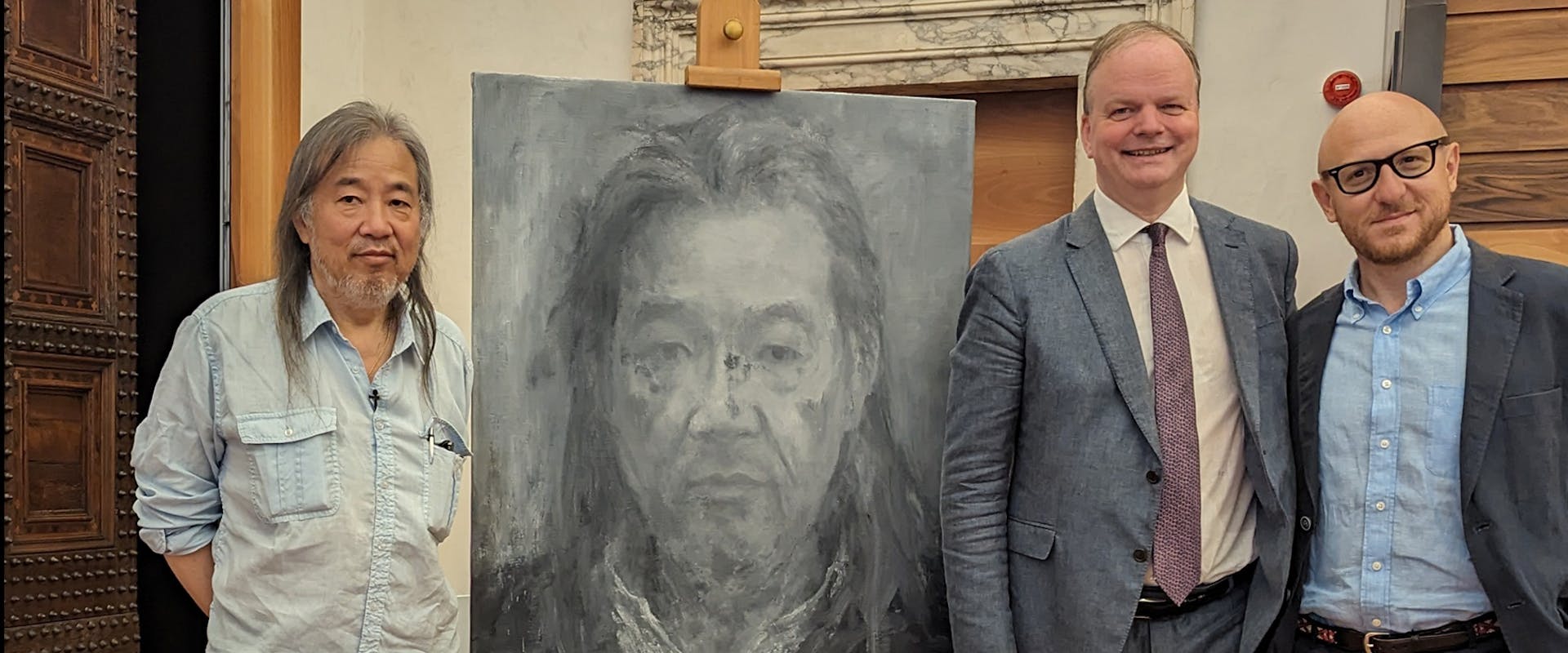 Yan Pei Ming donates his self-portrait to the Uffizi Yan Pei Ming donates his self-portrait to the Uffizi