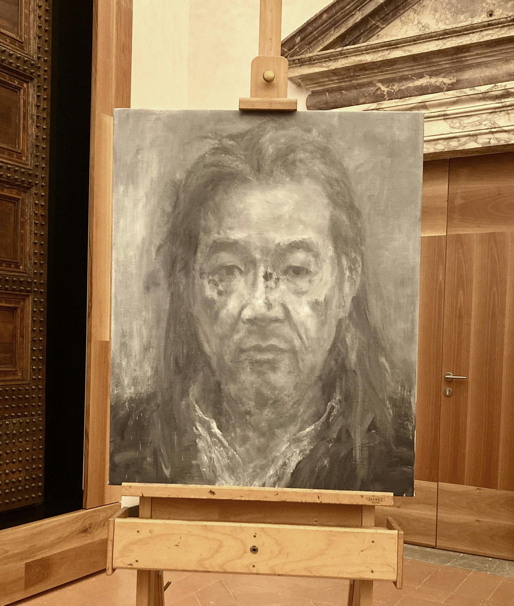 Yan Pei Ming donates his self-portrait to the Uffizi