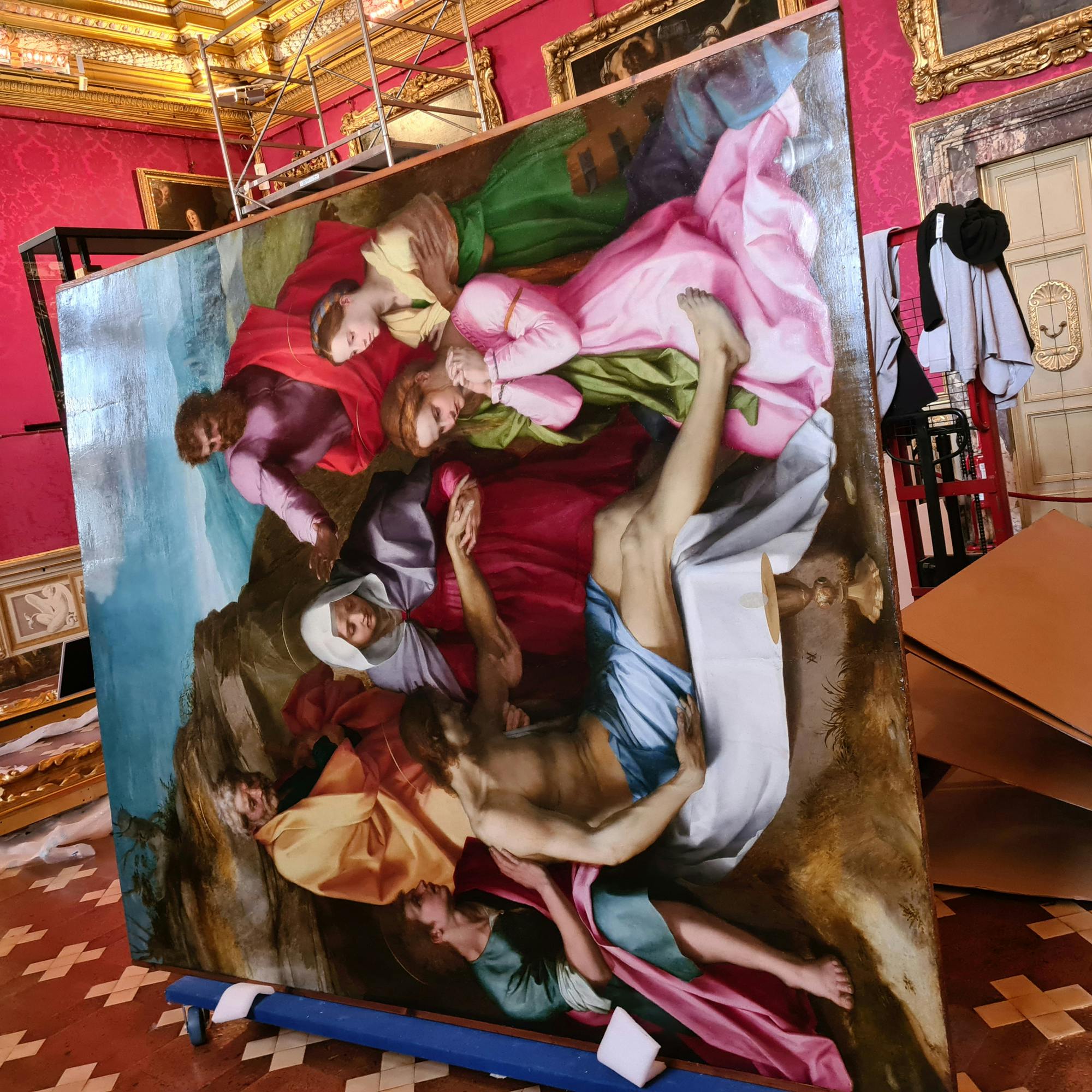 Andrea del Sarto's masterpiece "Pietà di Luco" back in Pitti Palace