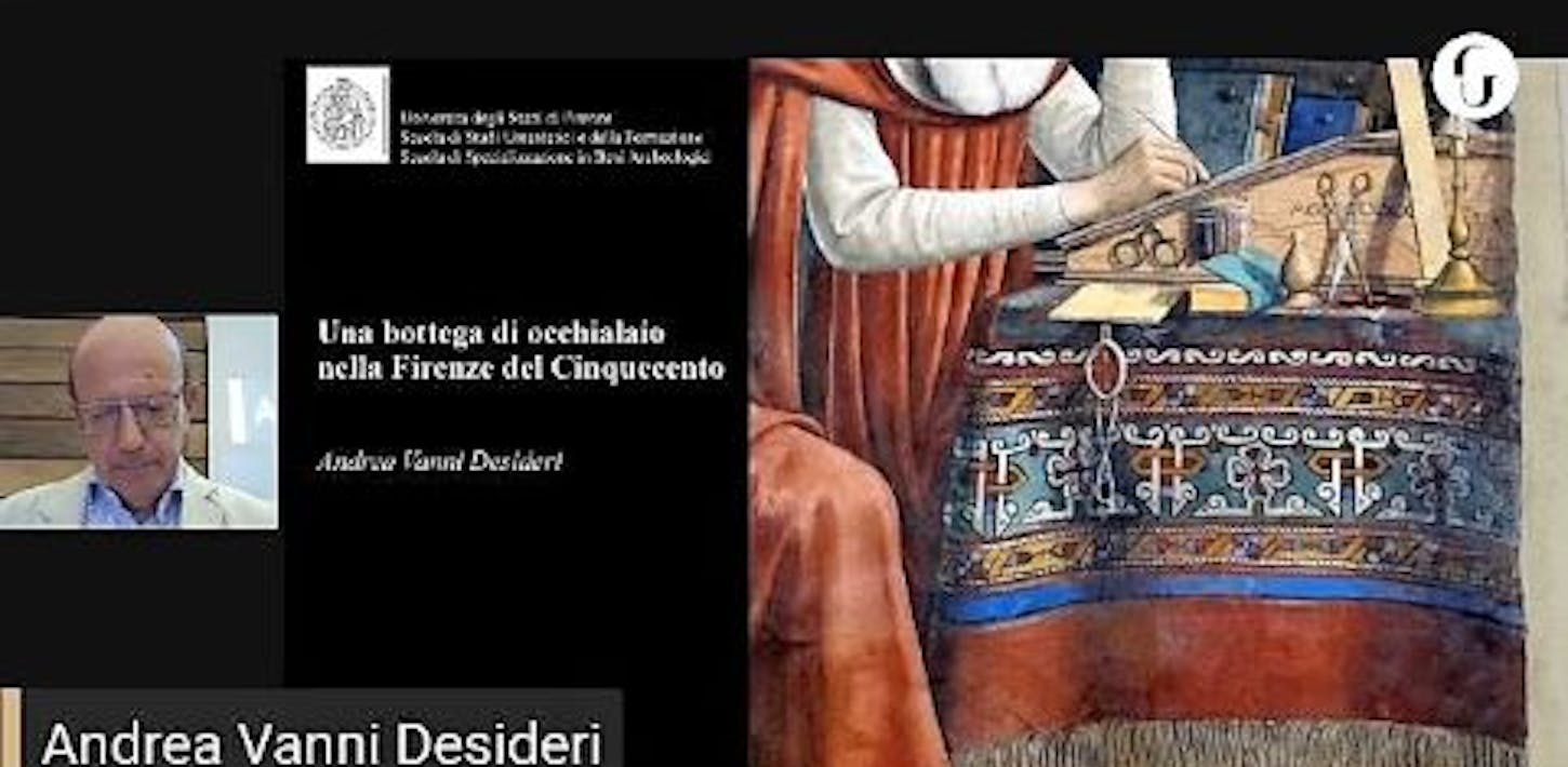 Andrea Vanni Desideri - "Una bottega di occhialaio nella Firenze del XVI secolo"