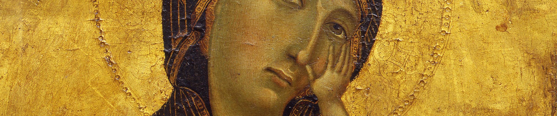 Cimabue e Giotto (?) - Madonna col Bambino (particolare) Cimabue e Giotto (?) - Madonna col Bambino (particolare)