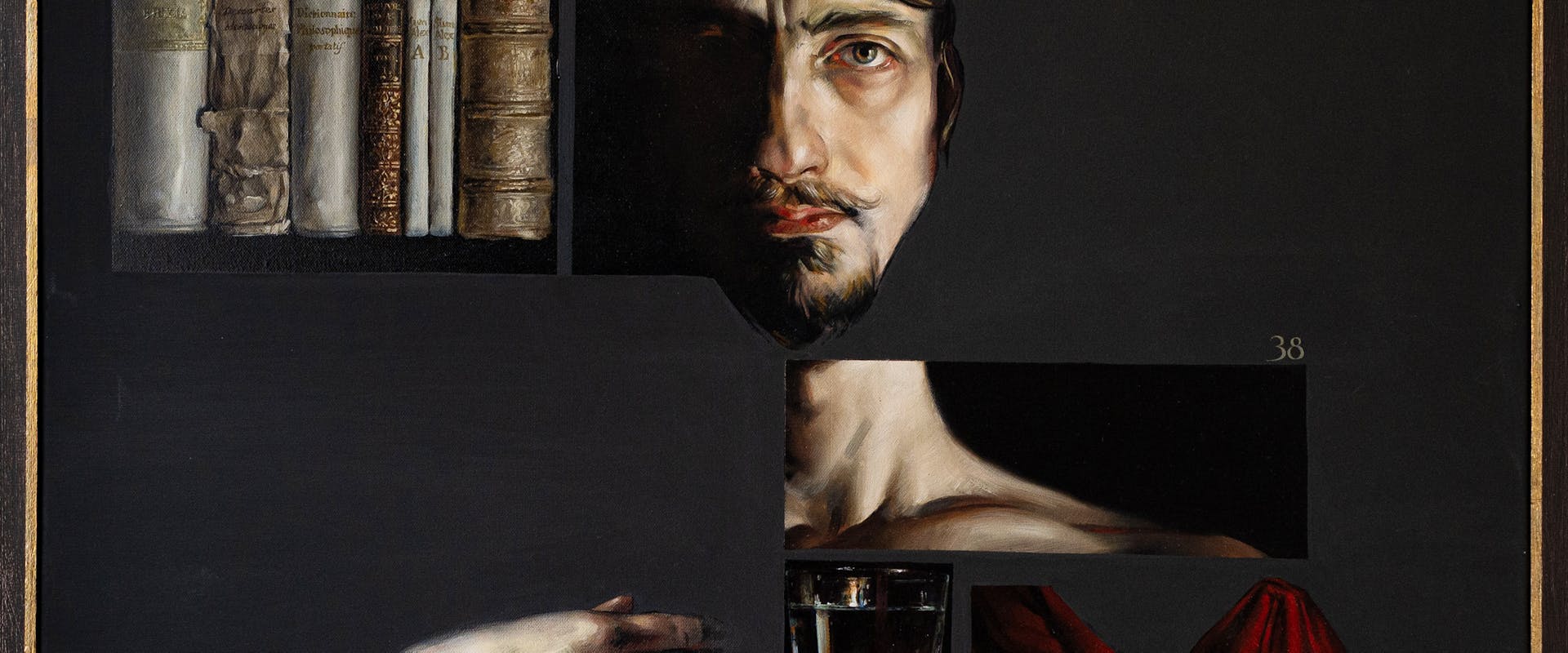 "Autoritratto 38" di Federico Maria Sardelli L'"Autoritratto 38" di federico Maria Dardello donato agli Uffizi