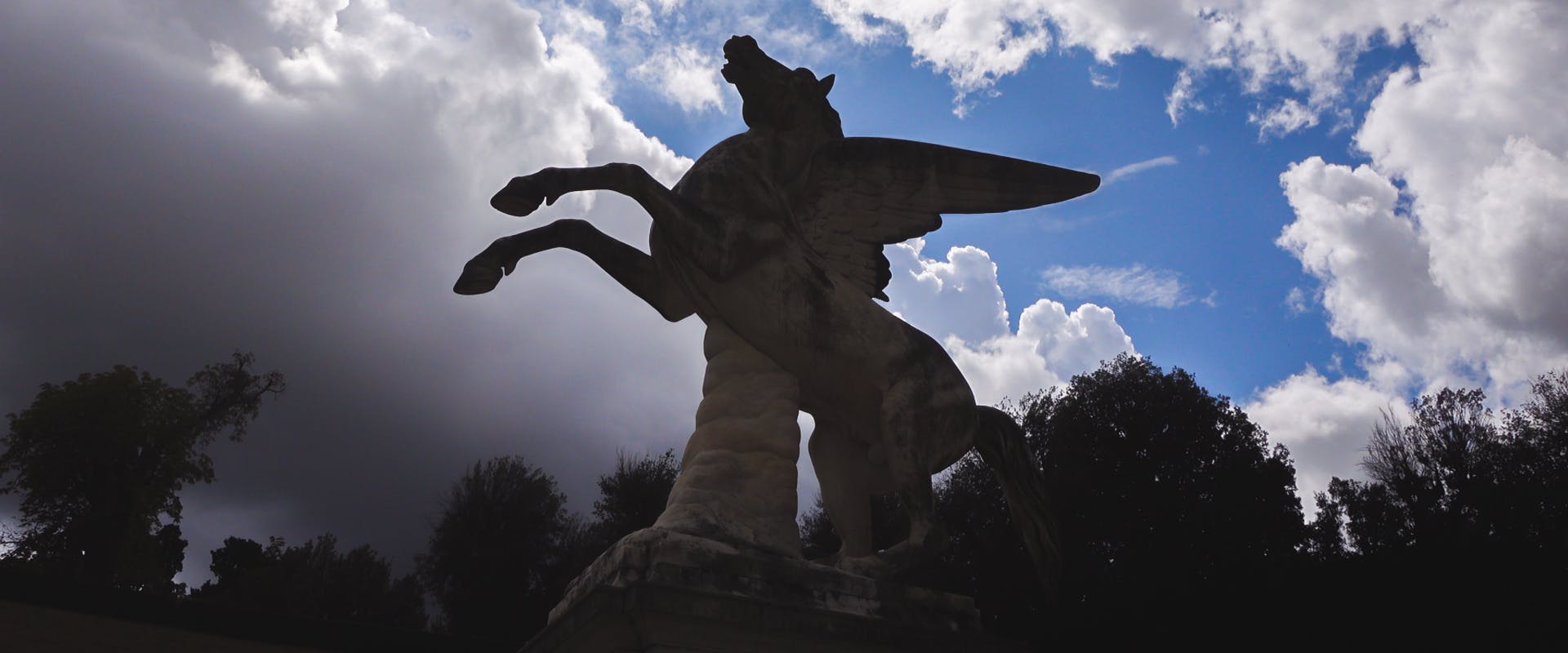 Pegaso Pegaso alato di Costoli al Giardino di Boboli