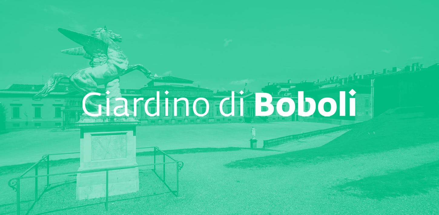 L'identità visiva del Giardino di Boboli: colore e font