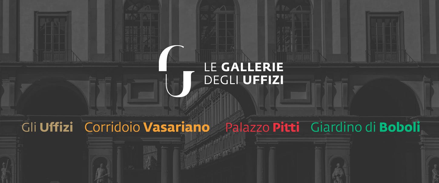 L'identità visiva delle Gallerie degli Uffizi: logo, colori e font
