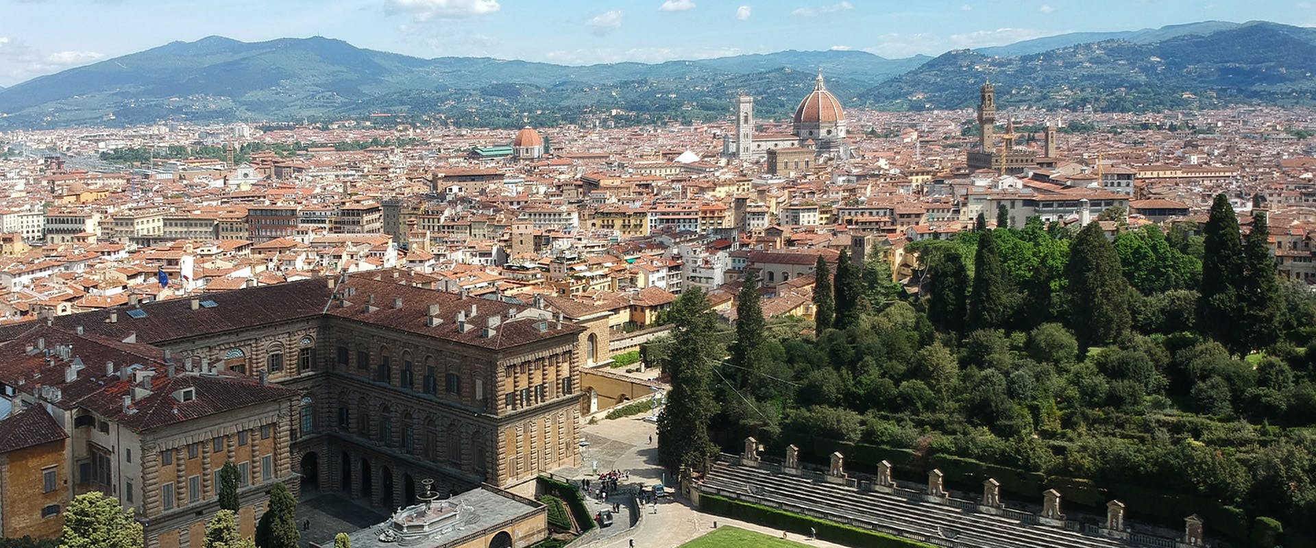 Vista di Firenze dal Giardino di Boboli e Palazzo Pitti