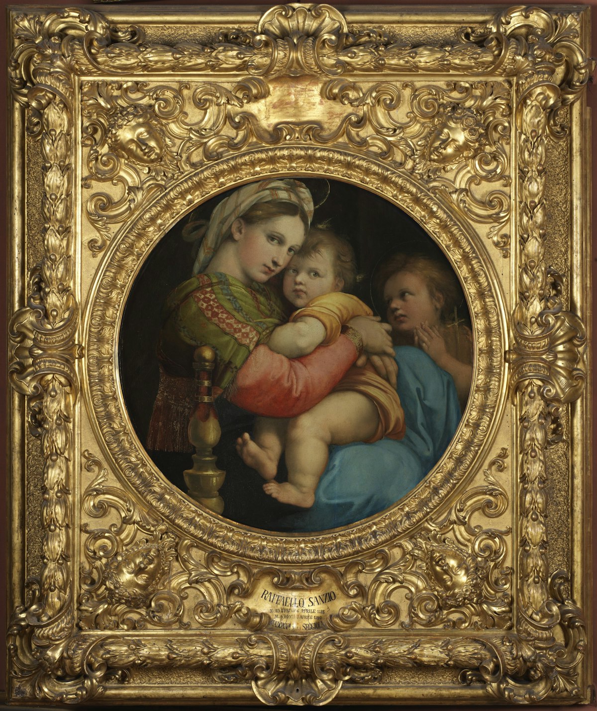 Madonna col bambino e San Giovannino, detta Madonna della seggiola, di