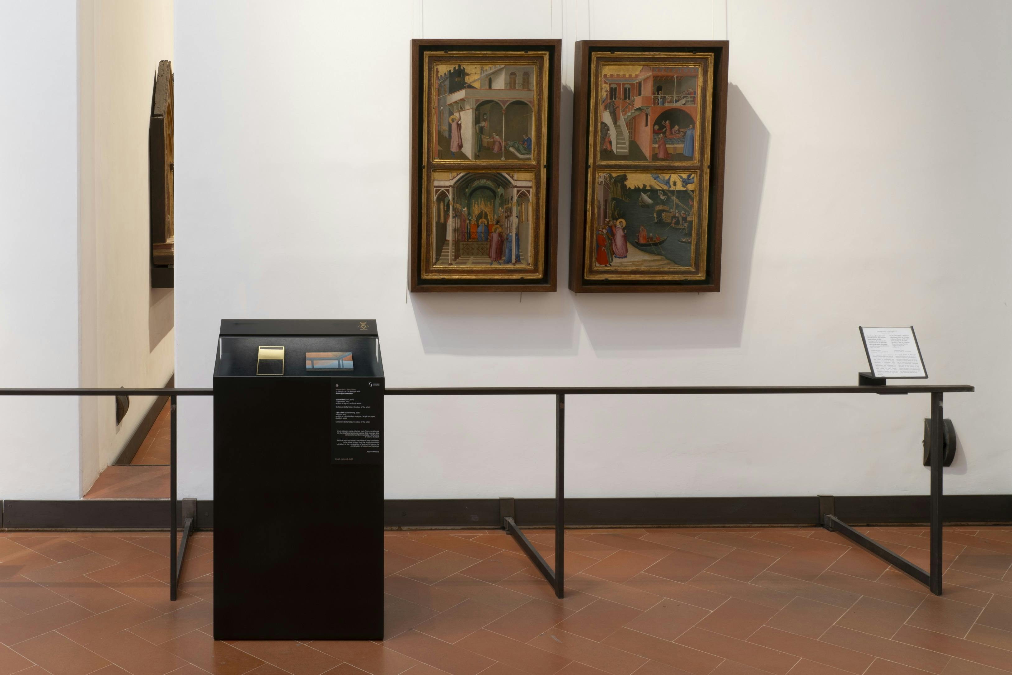 Sala A6, M. Neri e T. Gillen in dialogo comn A. Lorenzetti