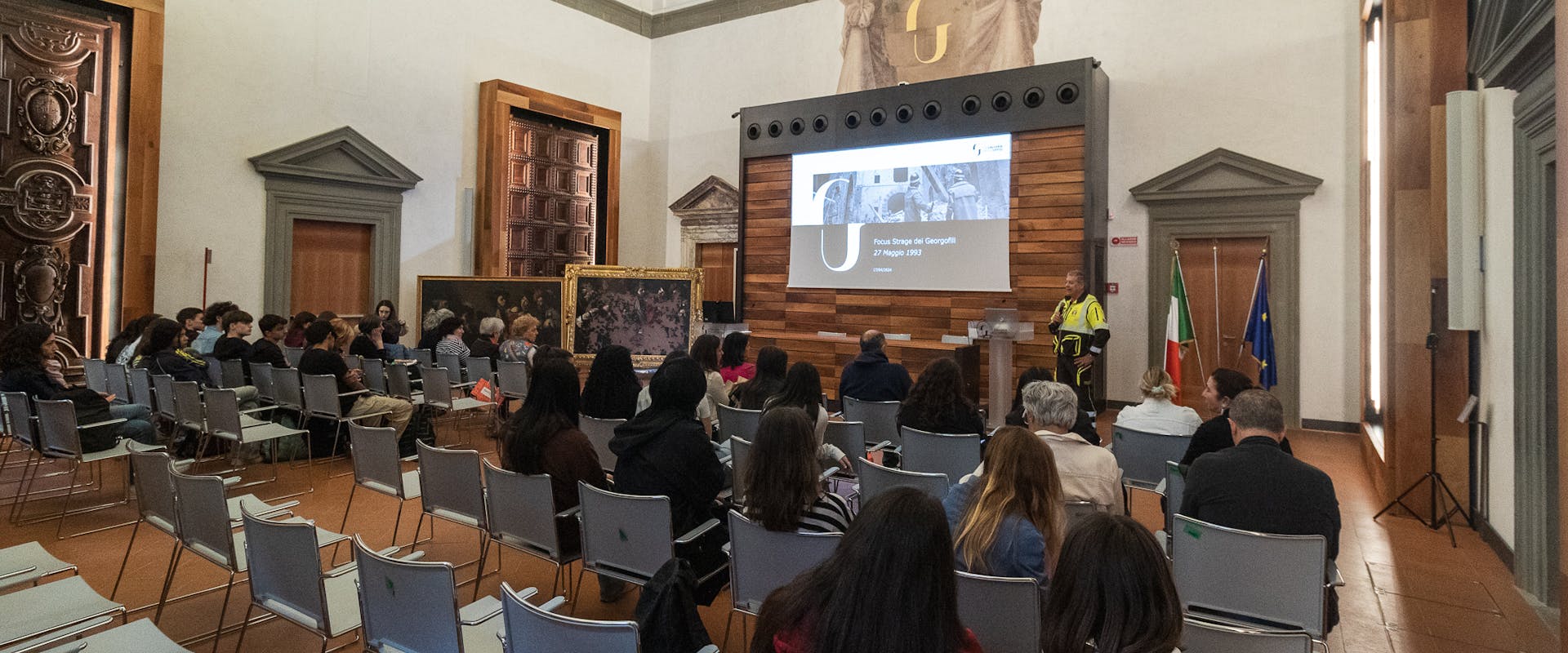 Giornata di formazione organizzata dal Dipartimento Scuola e Giovani in Auditorium Paolucci il 17 aprile 2024, a conclusione del progetto “La giustizia adotta la scuola", edizione 2023/2024, promosso da Fondazione Occorsio con il Liceo d'Arte di Porta Romana