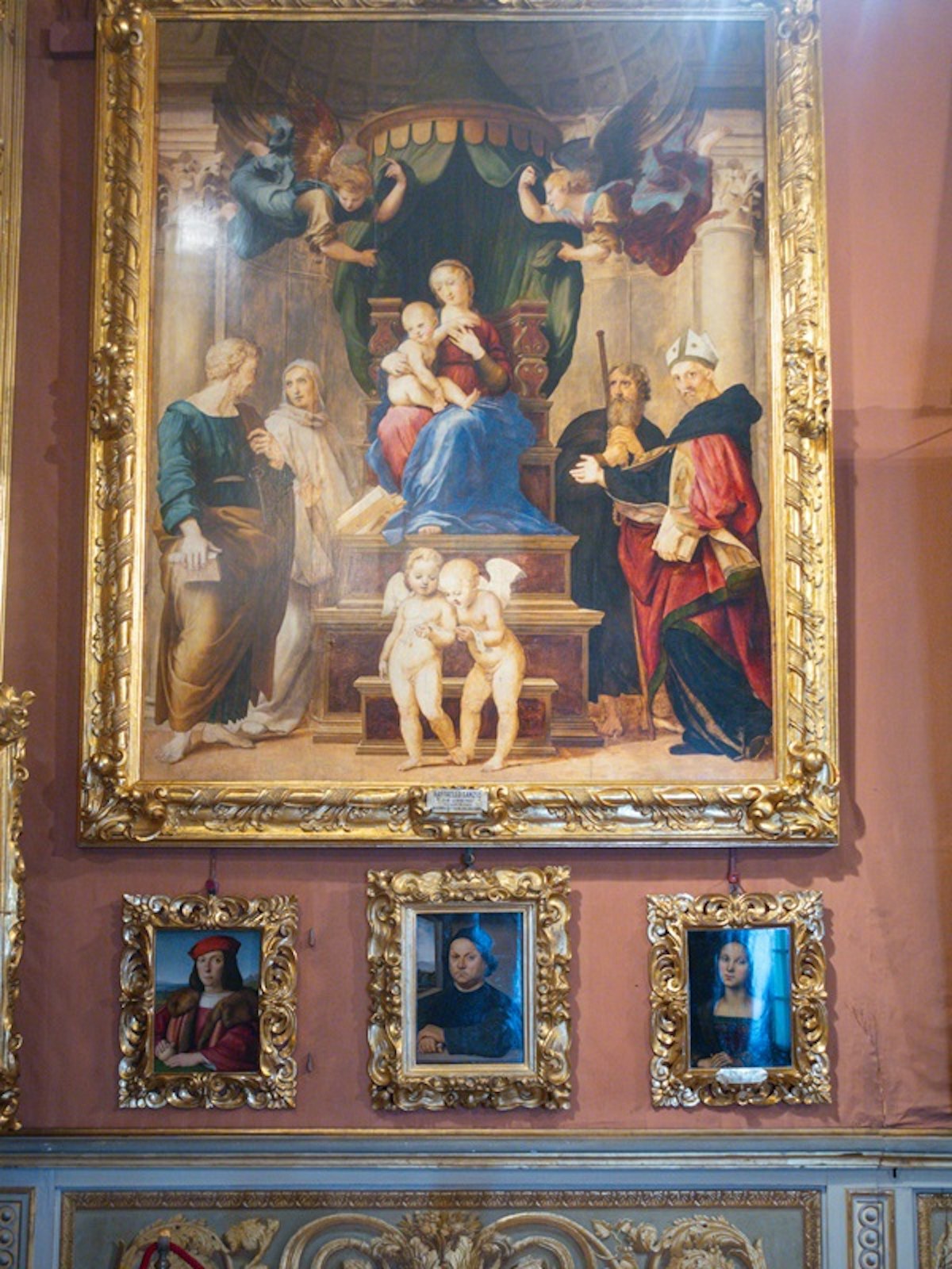 The Madonna del Baldacchino by Raphael is back to the Palatine Gallery