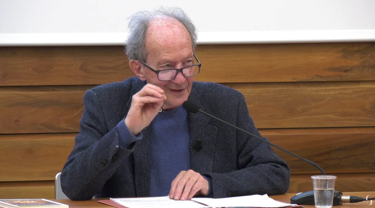 Fotografia del filosofo italiano Giorgio Agamben