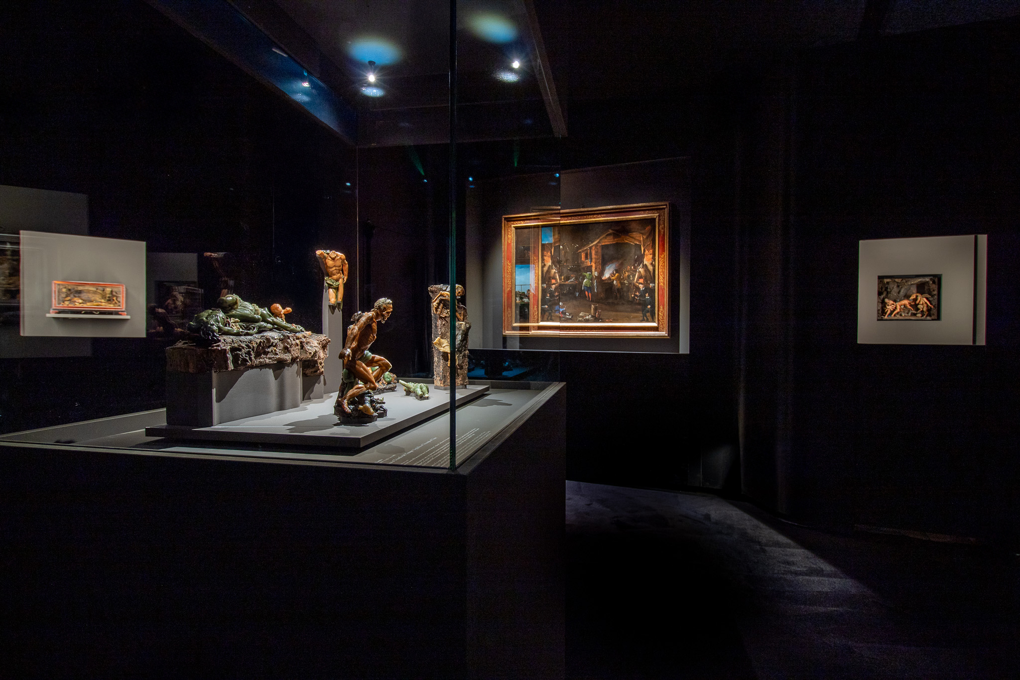 Exhibition ‘Wax upon a time’, photos of the exhibition setup