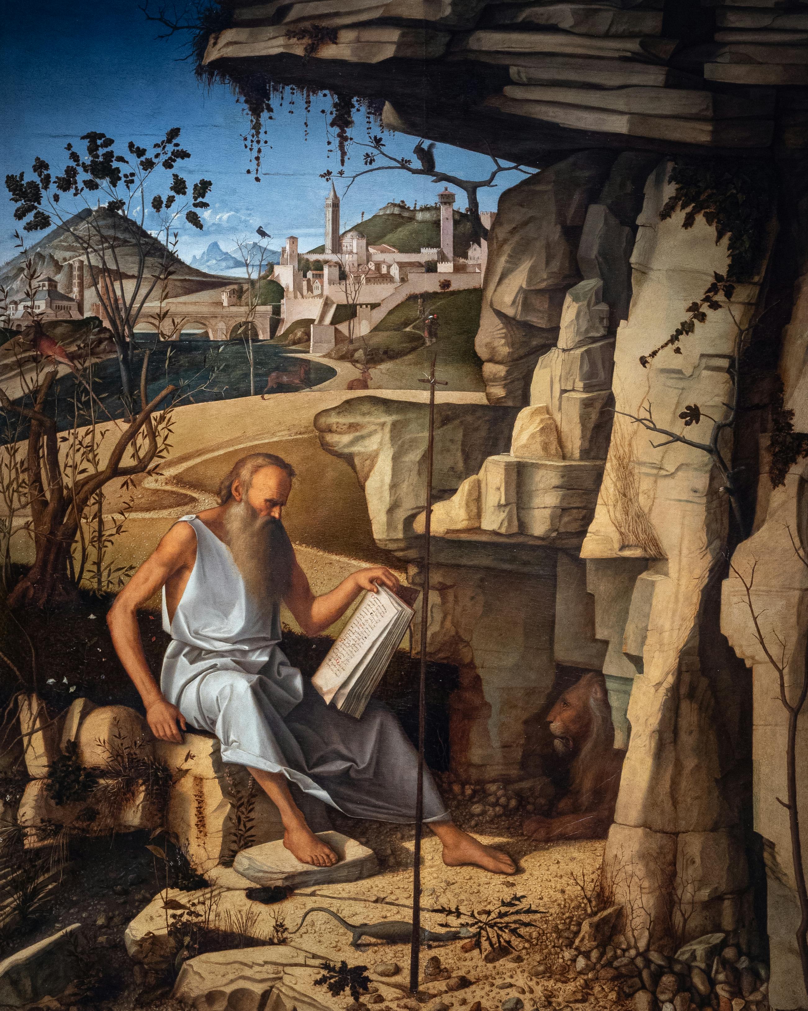 Saint Jerome in the desert by Giovanni Bellini