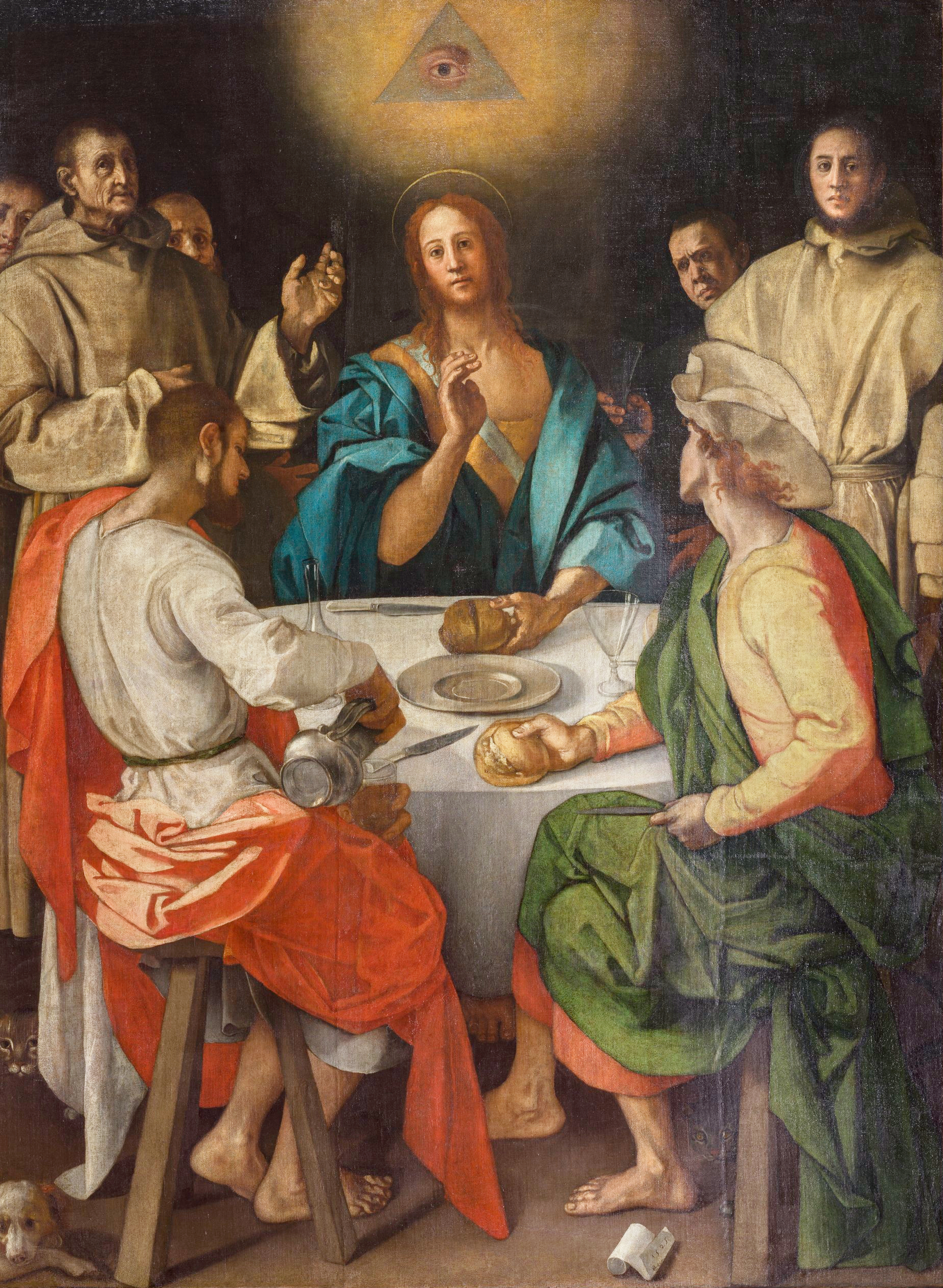 Supper at Emmaus by Jacopo Carucci, known as Pontormo