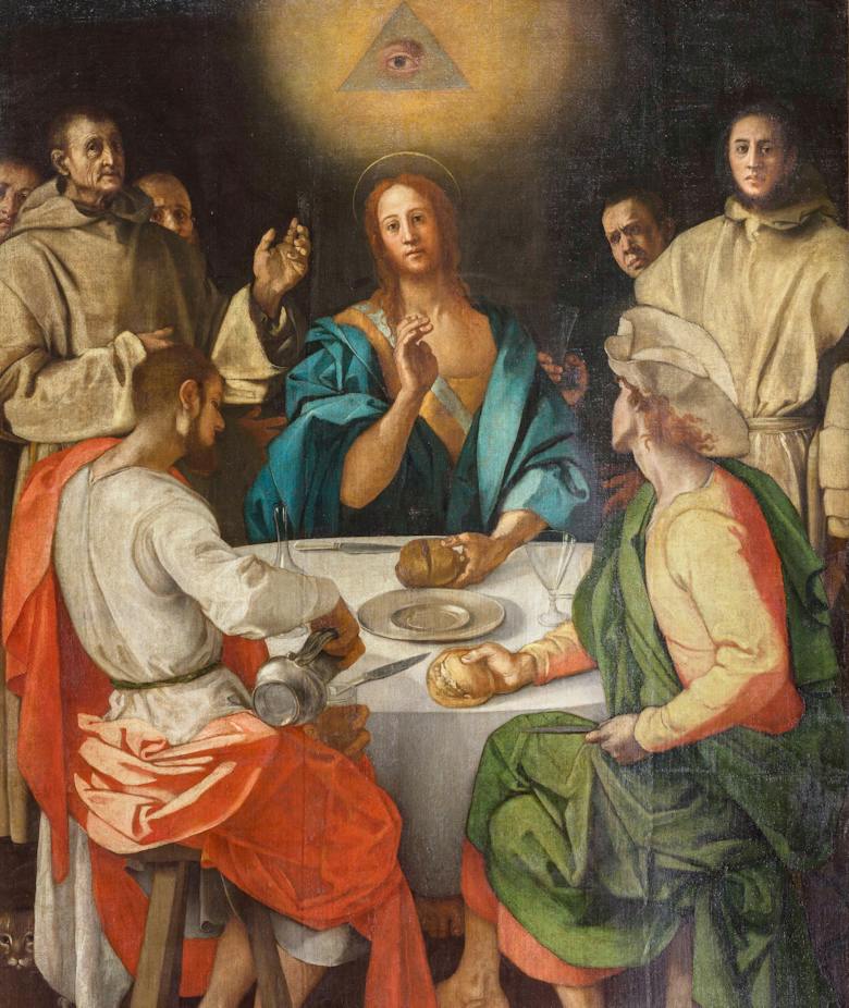 Supper at Emmaus by Jacopo Carucci, known as Pontormo