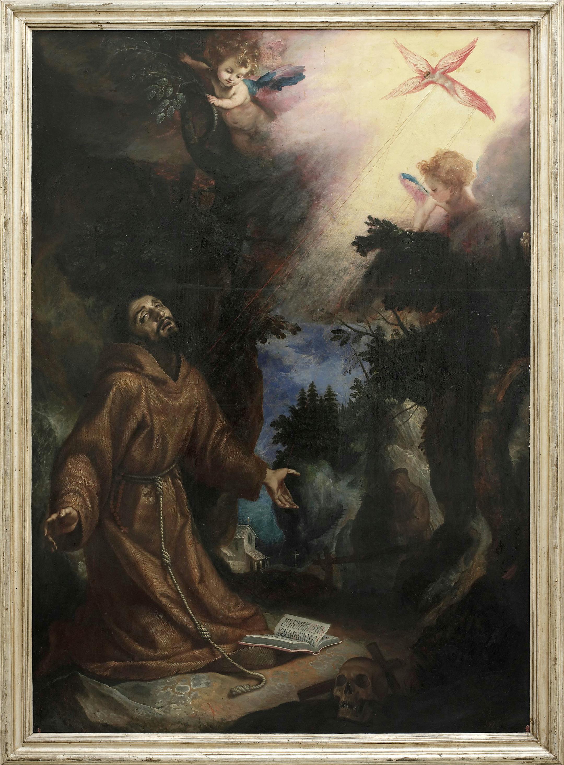 St. Francis receives the stigmata