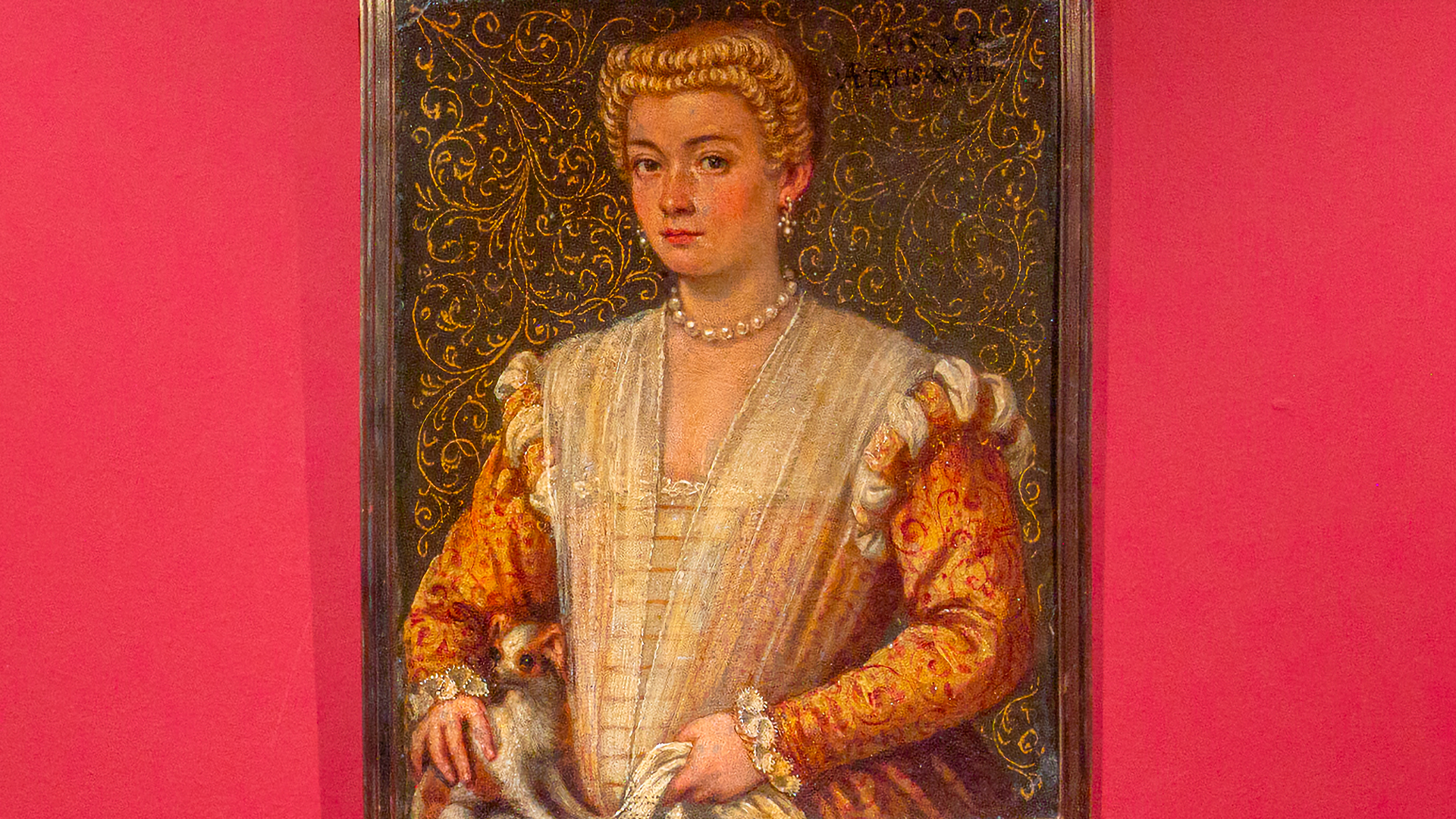 Ritratto di Bianca Cappello alla mostra "Cera una volta"