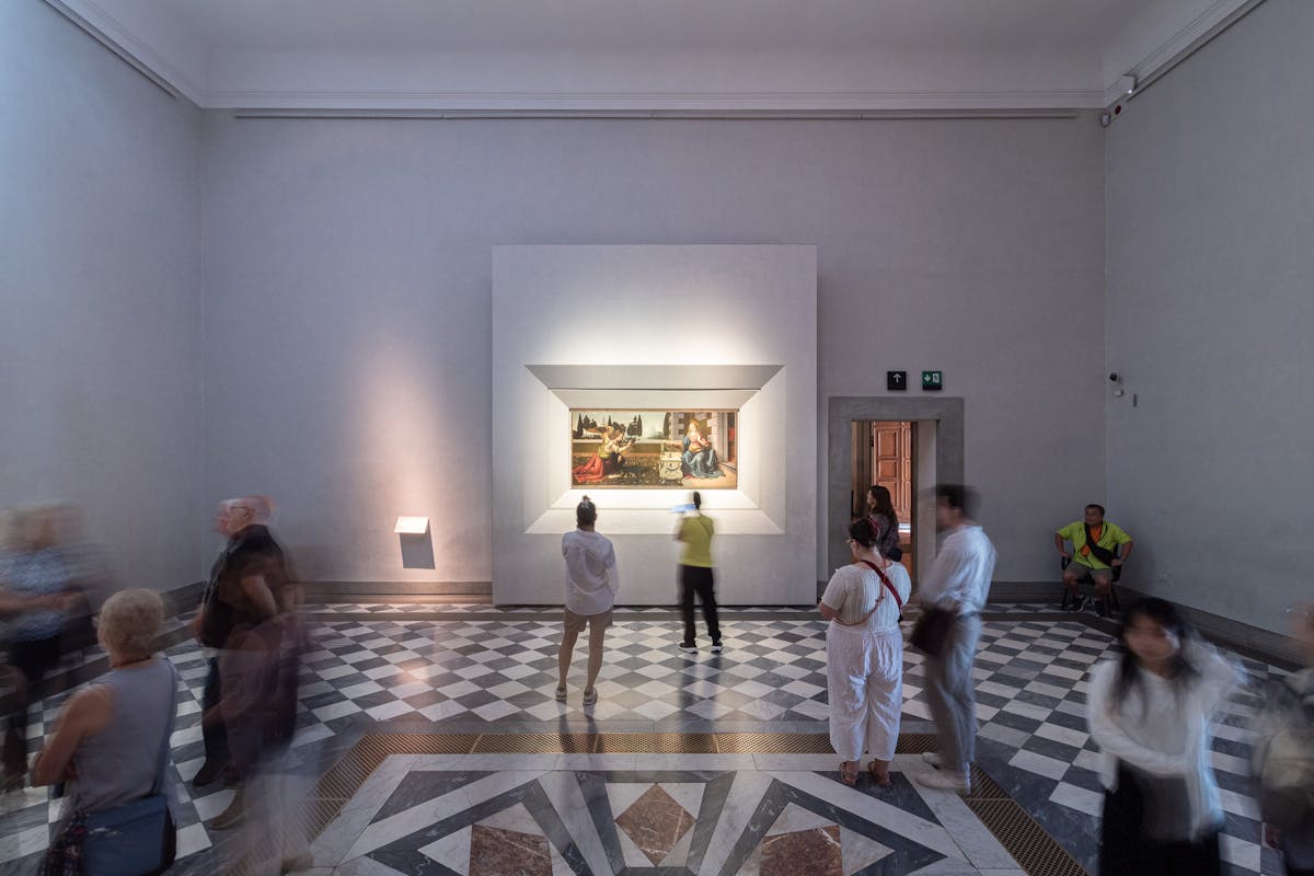Sala di Leonardo da Vinci agli Uffizi