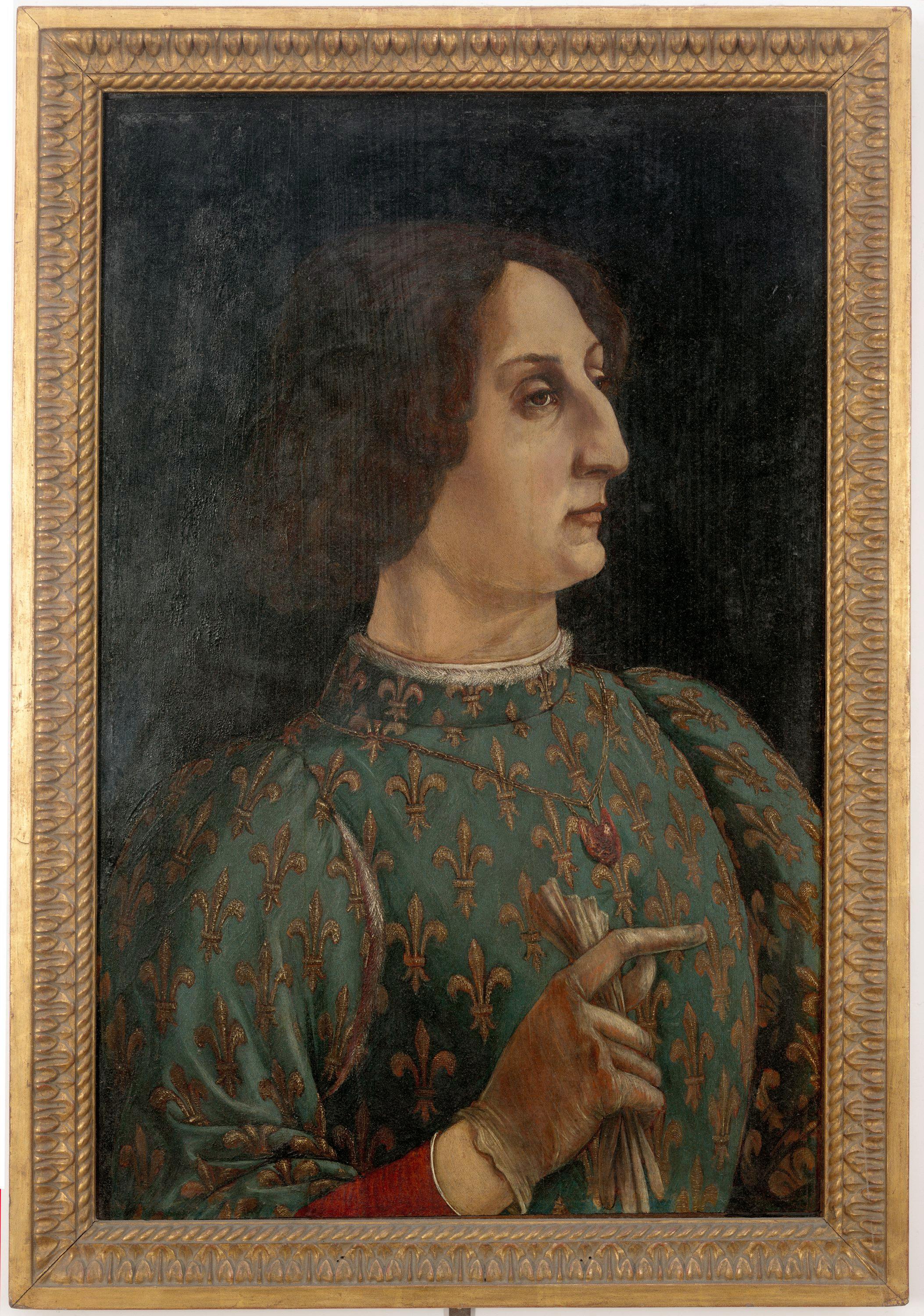 Ritratto di Galeazzo maria Sforza di Piero del Pollaiolo