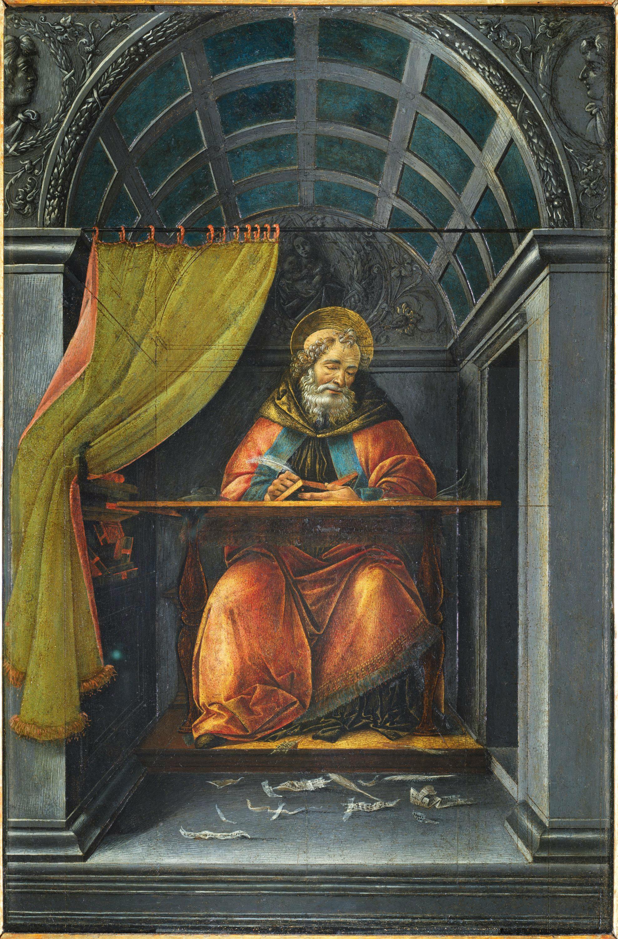 Botticelli, Sant'Agostino nello studio