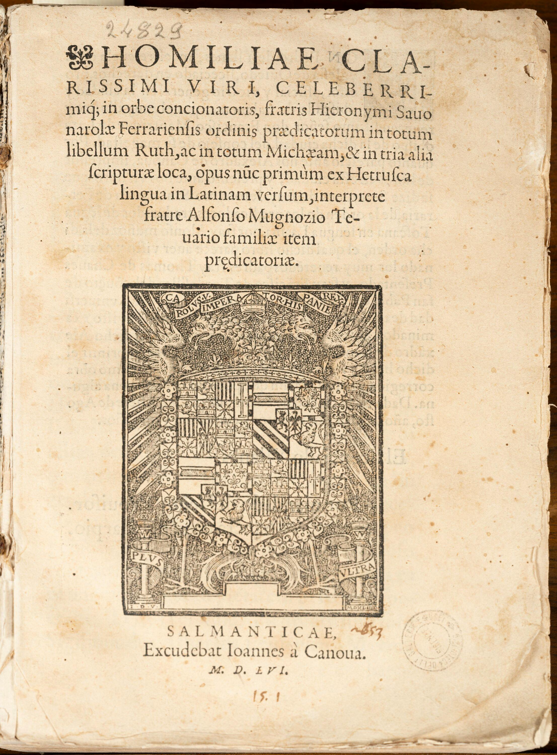 Prediche di Savonarola sul libro di Ruth
