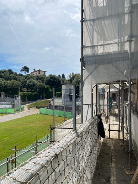 Giardino di Boboli, Anfiteatro. Lavori in corso nel 2026.