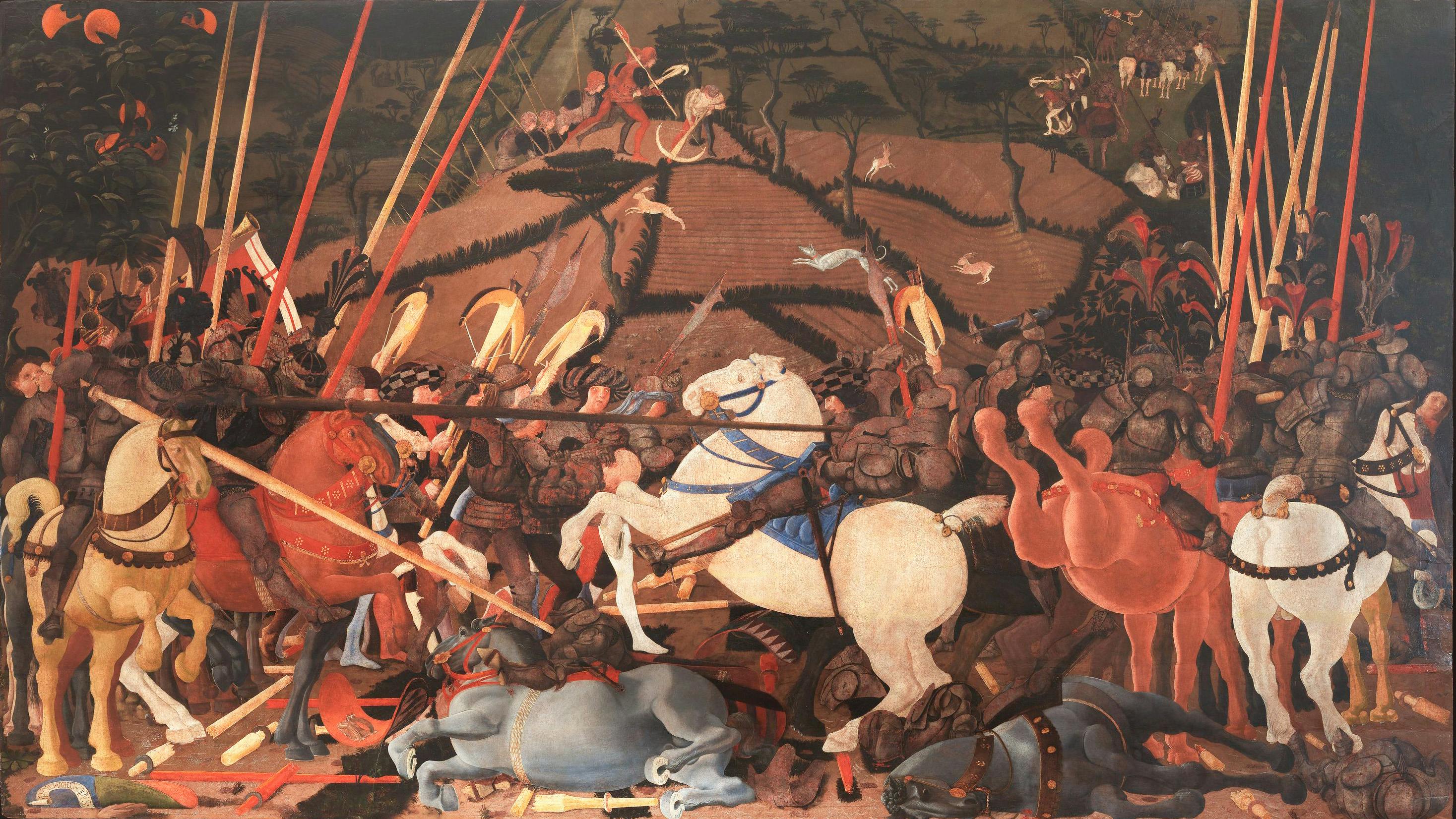 Battaglia di San Romano, Paolo Uccello Battaglia di San Romano, Paolo Uccello