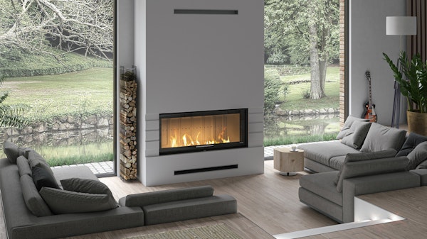 Vgradni kamin na drva DEFRO HOME INTRA XLA G