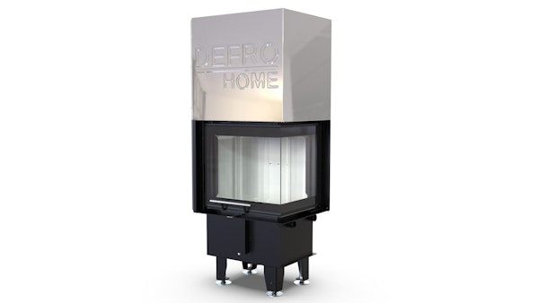 Vgradni kamin na drva z kotnim steklom DEFRO HOME INTRA XSM BP MINI G