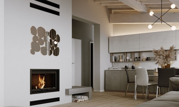Vgradni kamin na drva DEFRO HOME IMPULS ME