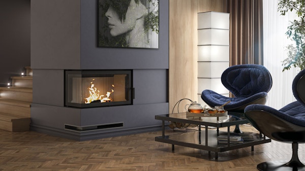 Vgradni kamin na drva DEFRO HOME IMPULS SM BL