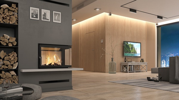 Vgradni kamin na drva DEFRO HOME IMPULS SM BP
