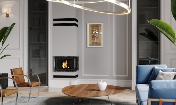 Vgradni kamin na drva DEFRO HOME IMPULS ME BP G