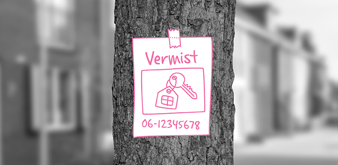 Huissleutel kwijt? Onderneem deze stappen Huissleutel kwijt? Onderneem deze stappen