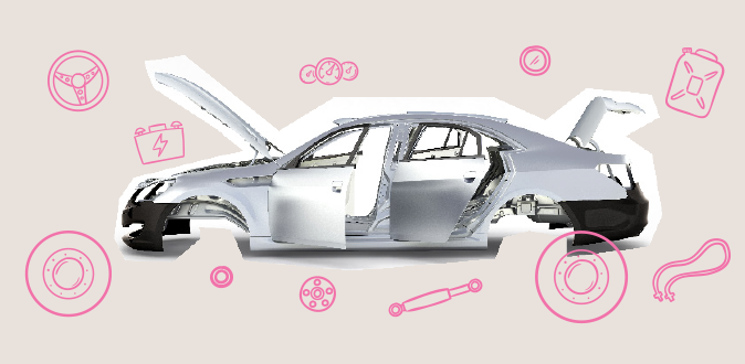 De nieuwste prooi van dieven: auto-onderdelen