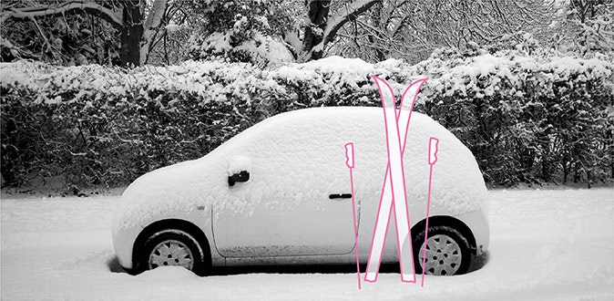 Maar uw auto wintersportklaar Maar uw auto wintersportklaar