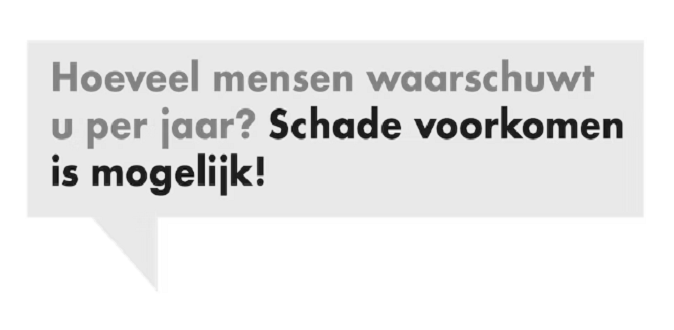 Tips gewaarschuwd Tips gewaarschuwd mens