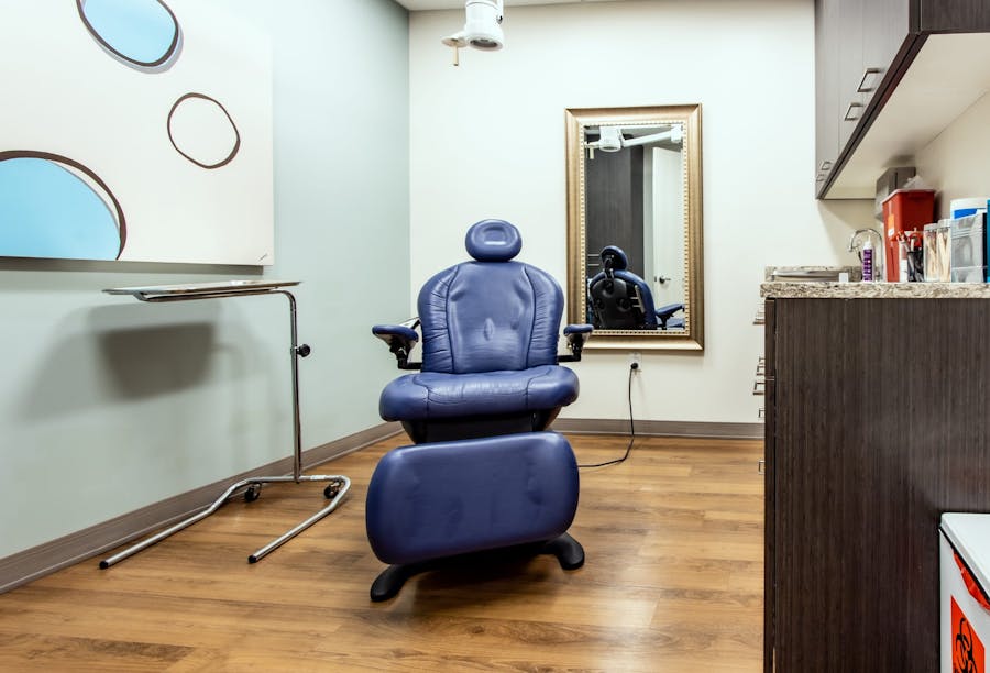 A patient room in our office