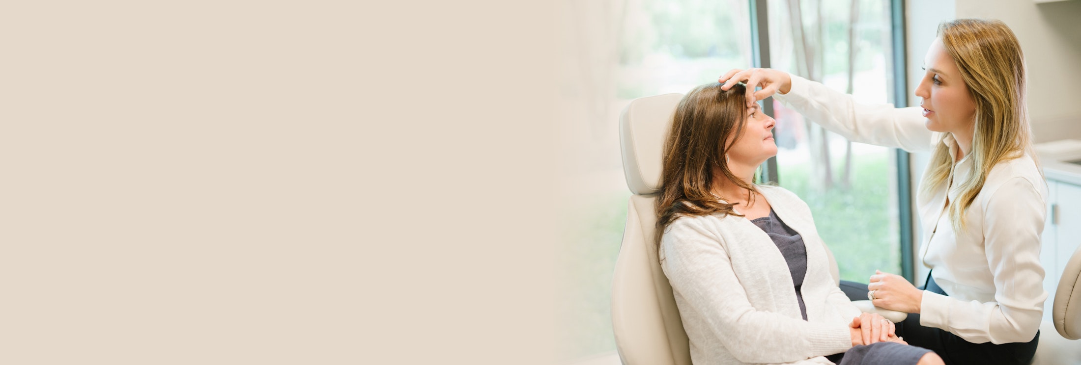 Patient having a consultation