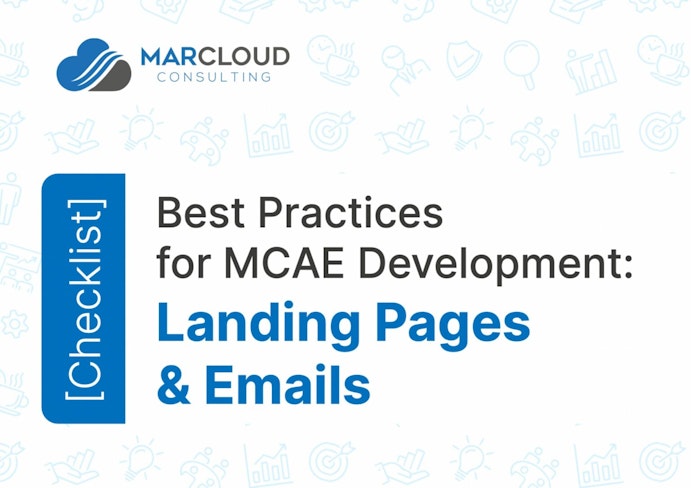 MCAE Landing Page & Email Checklist