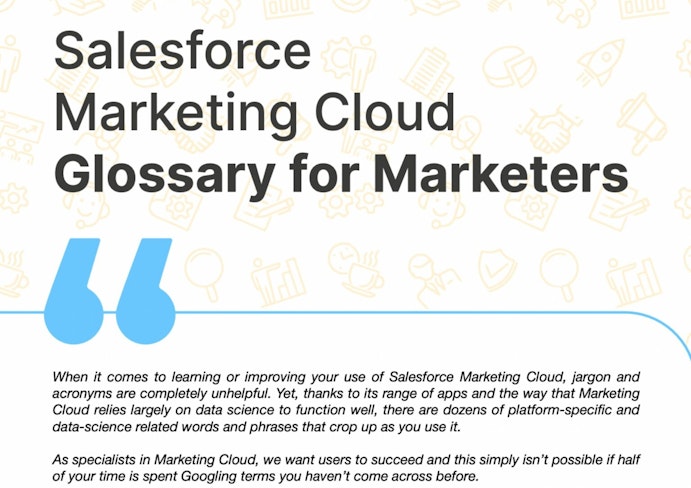 Marketing Cloud Glossary