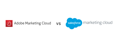 Adobe Marketing Cloud and Salesforce Marketing Cloud logos