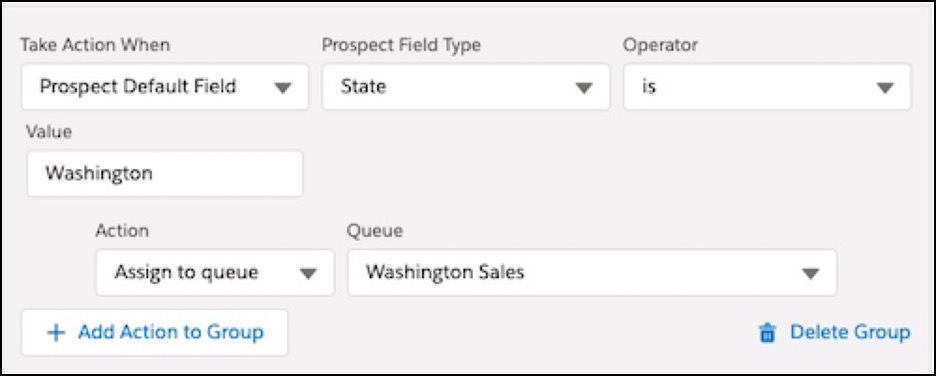 Conditional Completion Actions setting
