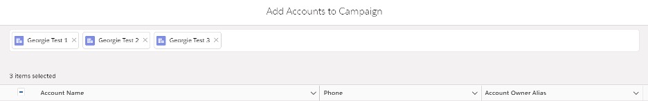 Accounts you want to add screenshot of pop up window in salesforce
