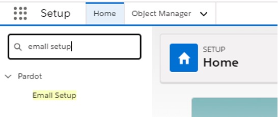 Salesforce Setup Screenshot 